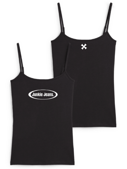 Oval Logo Tank - Junkie Jeans.